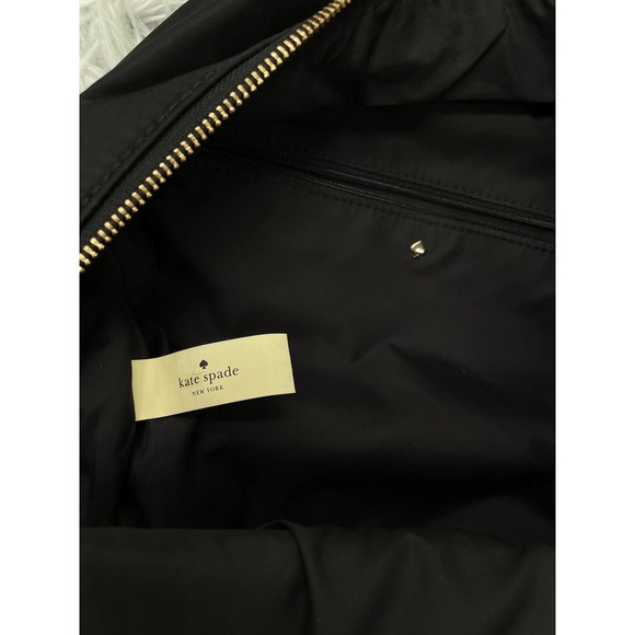 Kate Spade Nylon Backpack Watson Lane Hartley Medium Black Gold main image 4